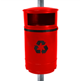 Nickleby Closed Top Litter Bin - 40 Litre Capacity