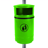 Nickleby Closed Top Litter Bin - 40 Litre Capacity