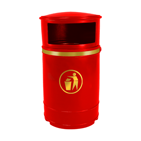 Nickleby Closed Top Litter Bin - 40 Litre Capacity