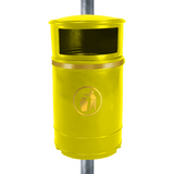 Nickleby Closed Top Litter Bin - 40 Litre Capacity