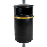 Nickleby Closed Top Litter Bin - 40 Litre Capacity