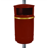 Nickleby Closed Top Litter Bin - 40 Litre Capacity