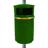 Nickleby Closed Top Litter Bin - 40 Litre Capacity