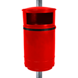 Nickleby Closed Top Litter Bin - 40 Litre Capacity