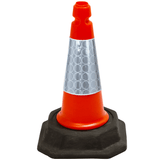 500mm 2-Piece Premium Traffic Cone