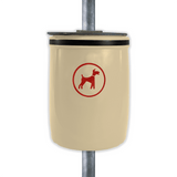 Outdoor Dog Waste Bin - 40 Litre Capacity