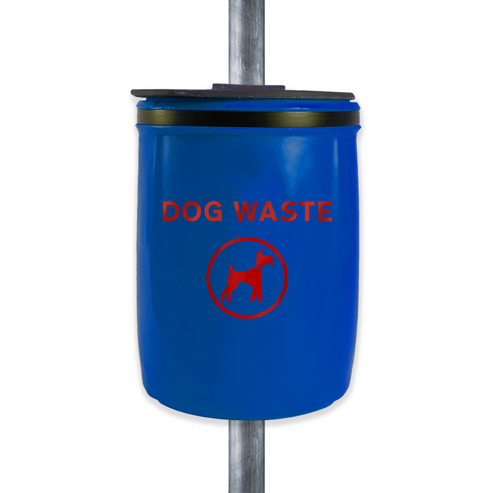 Outdoor Dog Waste Bin - 40 Litre Capacity