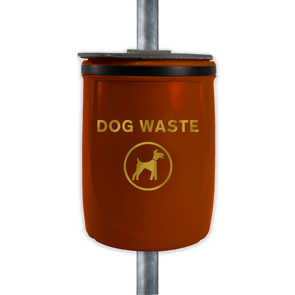 Outdoor Dog Waste Bin - 40 Litre Capacity