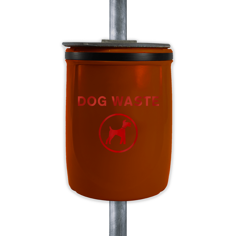 Outdoor Dog Waste Bin - 40 Litre Capacity