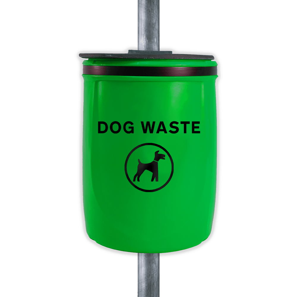 Outdoor Dog Waste Bin - 40 Litre Capacity