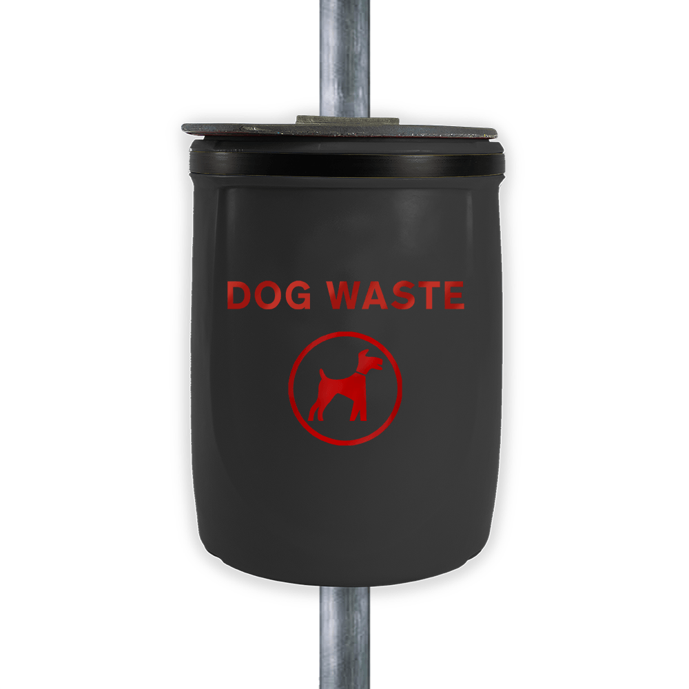 Outdoor Dog Waste Bin - 40 Litre Capacity