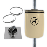 Outdoor Dog Waste Bin - 40 Litre Capacity
