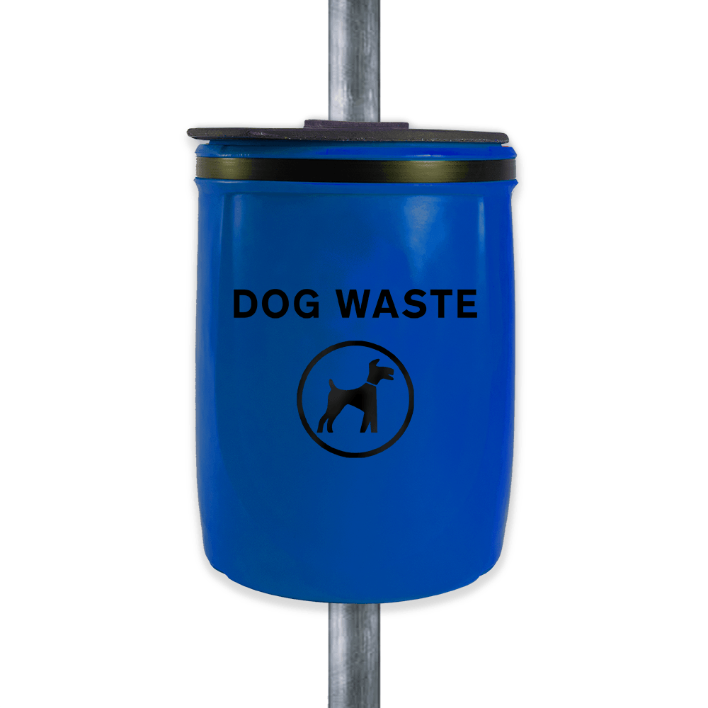 Outdoor Dog Waste Bin - 40 Litre Capacity