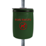 Outdoor Dog Waste Bin - 40 Litre Capacity