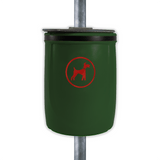 Outdoor Dog Waste Bin - 40 Litre Capacity