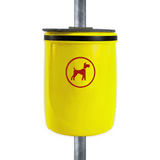 Outdoor Dog Waste Bin - 40 Litre Capacity