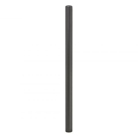 Painted-dome-top-steel-bollard-dome-top-bollard-painted-bollard-parking-lot-security-perimeter-protection-traffic-control-building-protection-pedestrian-safety-post-and-rail-durable-steel-red-outdoor-white-pedestrian-barricade