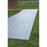 Portapath event flooring 80mm x 310mm x 16mm Lightweight flooring Temporary flooring solution Portable flooring Event flooring solution Heavy-duty flooring Outdoor flooring Ground protection Quick installation High traffic events
