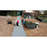 Portapath event flooring 80mm x 310mm x 16mm Lightweight flooring Temporary flooring solution Portable flooring Event flooring solution Heavy-duty flooring Outdoor flooring Ground protection Quick installation High traffic events