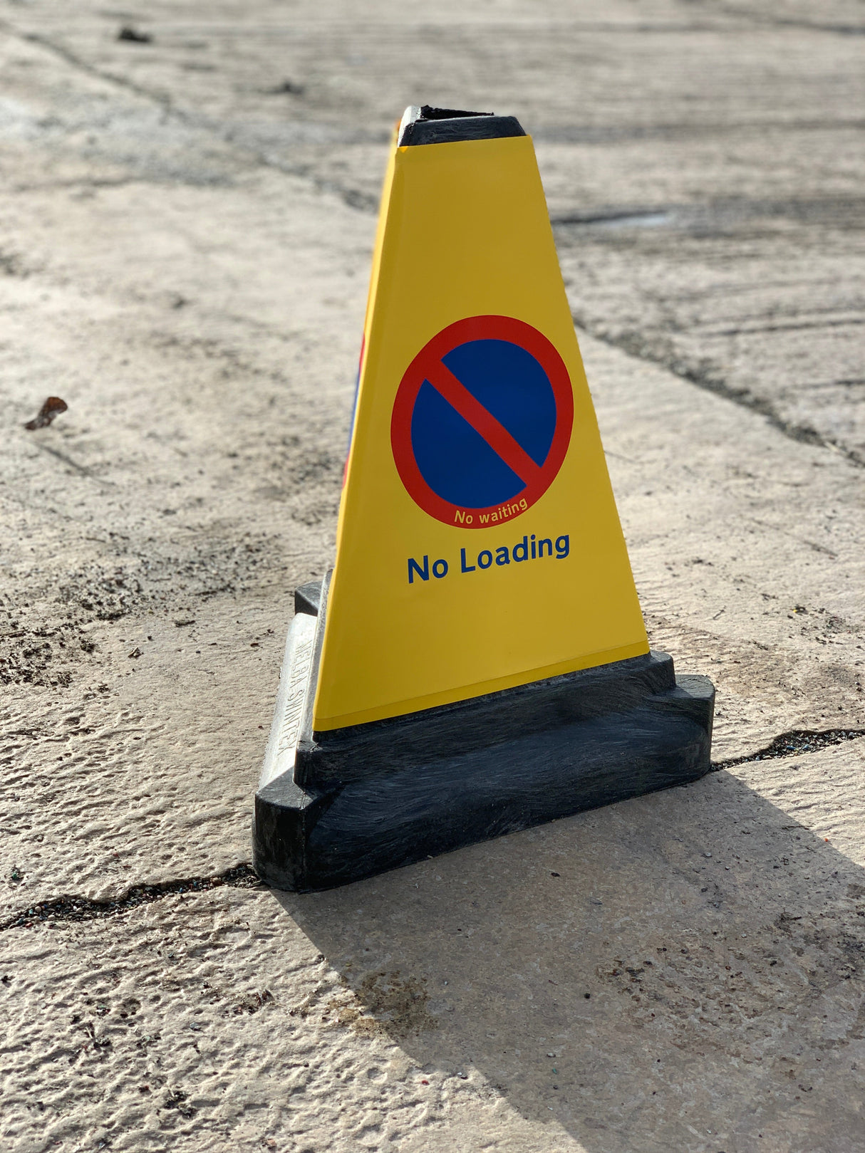 No Loading Bollard