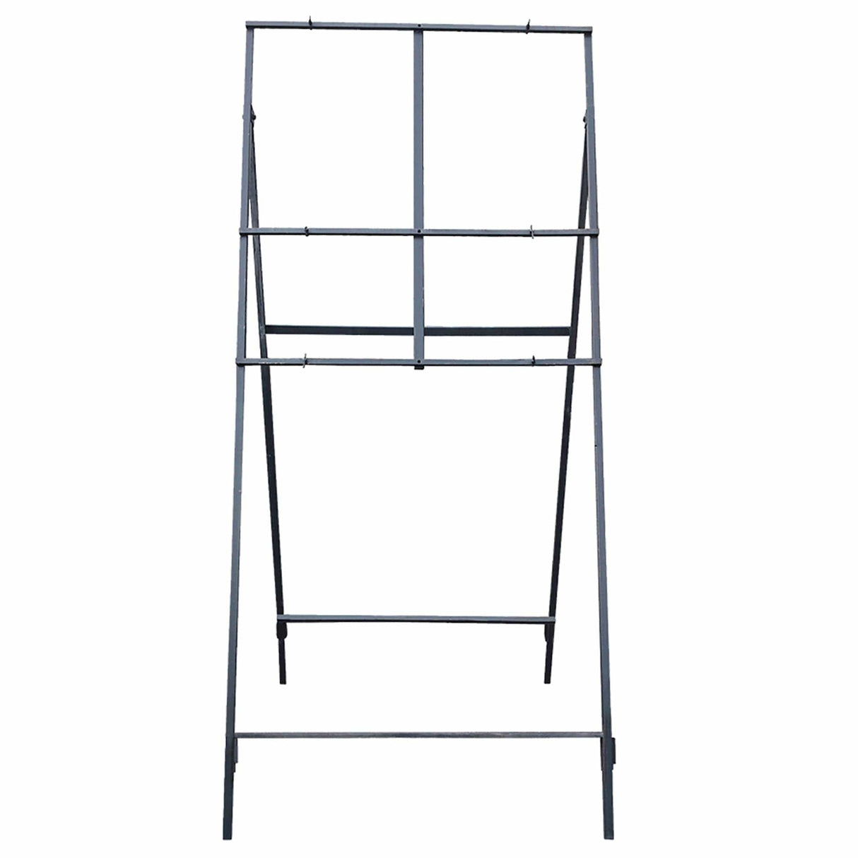 Quickfit Midi Sign Frame, 800mm Traffic Holder, Portable Steel Road Signage Assembly Lightweight Durable Solution Stand Outdoor Quick-Fit Versatile Mini Municipal for Construction Sites Control Temporary with Sandbag Bars
