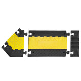 Rubber-3-channel-hose-cable-ramp-Heavy-duty-Multi-channel-protector-Industrial-strength-Durable-Safety-High-quality-Protection-strong