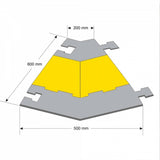 Rubber-hose-ramp-Cable-ramp-Protector-Heavy-duty-Outdoor-Durable-Flexible-Driveway-Garage-Parking-lot-wires-safety