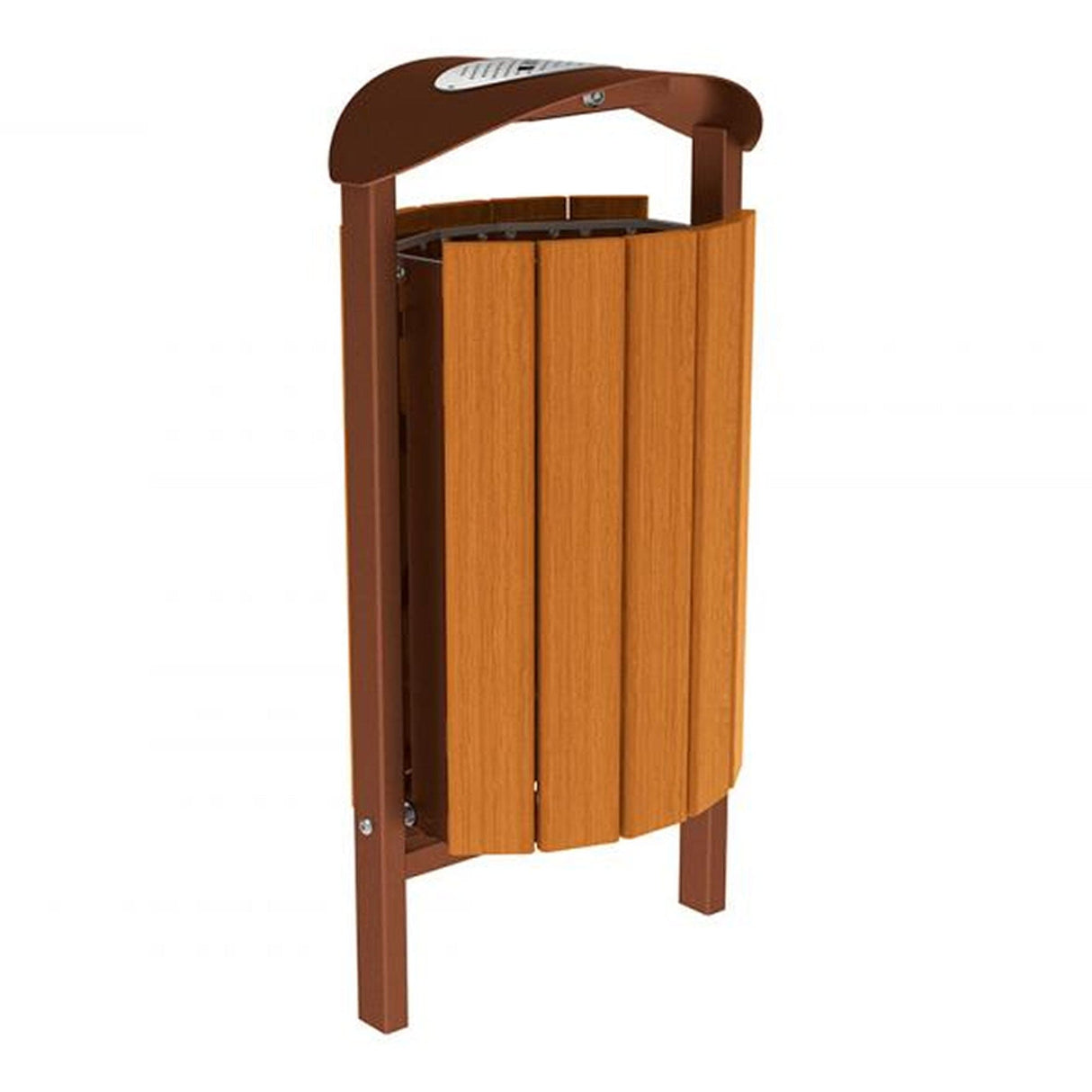 Street litter bin 50 litre capacity Silaos model Outdoor waste management solution Public area trash bin Municipal garbage can Anti-vandal container City street bin Steel waste receptacle Weather-resistant outdoor bin Lockable trash container High-capacity waste bin Durable garbage bin Hygienic litter container