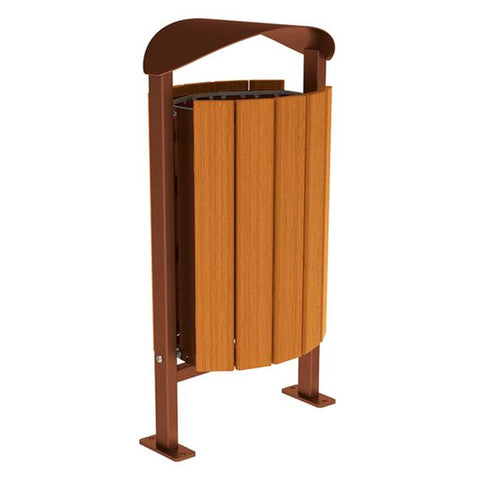 Street litter bin 50 litre capacity Silaos model Outdoor waste management solution Public area trash bin Municipal garbage can Anti-vandal container City street bin Steel waste receptacle Weather-resistant outdoor bin Lockable trash container High-capacity waste bin Durable garbage bin Hygienic litter container