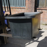 T-Shape Mortar Tub Forklift Mortar Tub 250 Litre Capacity Construction Tub Heavy-duty Cement Mixing Industrial Mortar Transport Hopper Cement Tub