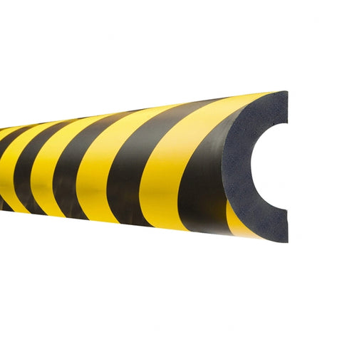 curvature-pipe-impact-foam-protection-profiles-high-visibility-warning-safety-cushioning-protection-injury-prevention-self-adhesive-magnetic-warehouse-industrial-forklift-padding-heavy-duty-durable-racking-machinery-vehicles-trolleys-columns-hospitals-labs-production-areas