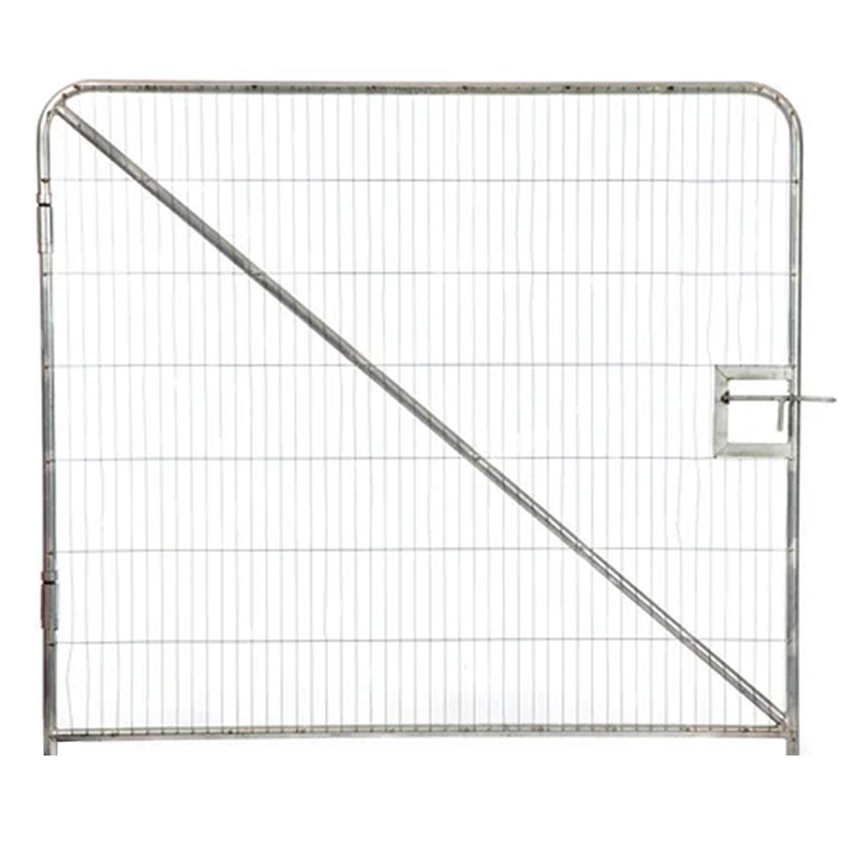 Temporary-fencing-pedestrian-gate-fence-access-portable-gate-construction-site-crowd-control-event-barrier-site-entrance-safety-walk-through-security-outdoor-barrier-heavy-duty-galvanized-steel-frame-lockable-rental-industrial-public-chain-link