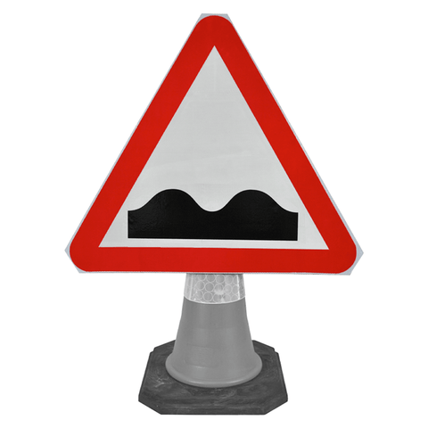 traffic-cone-road-mounted-signs-signage-warning-symbols-caution-directional-constuction-hazard-roadway-motorway-custom-roadwork-heavy-duty-reflective-caution-site-pedestrian-safety-plastic-portable-stackable-highway-uk
