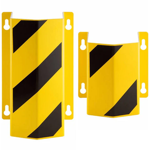 traffic-line-pipe-cable-guard-exposed-down-pipe-protection-wall-mounted-forklift-damage-u-shape-powder-coated-yelow-black-steel-indoor-manufacturing-sites-warehouses-logistics-depots-commercial-buildings-utility-sites-chemical-plant-car-parks-external-installations-heavy-duty-durable
