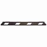 heavy duty rubber parking stops durable rubber parking blocks car vehicle concrete driveway curb asphalt garage black white