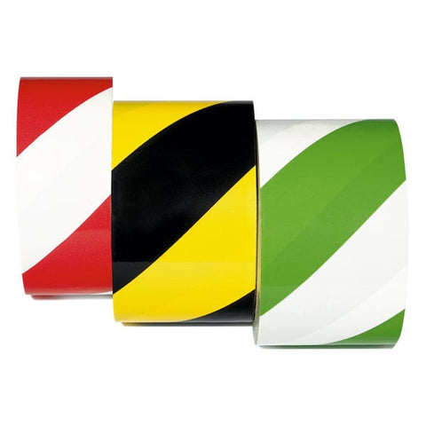 Floor Marking Tape Self Adhesive (Striped) | Multiple Colours