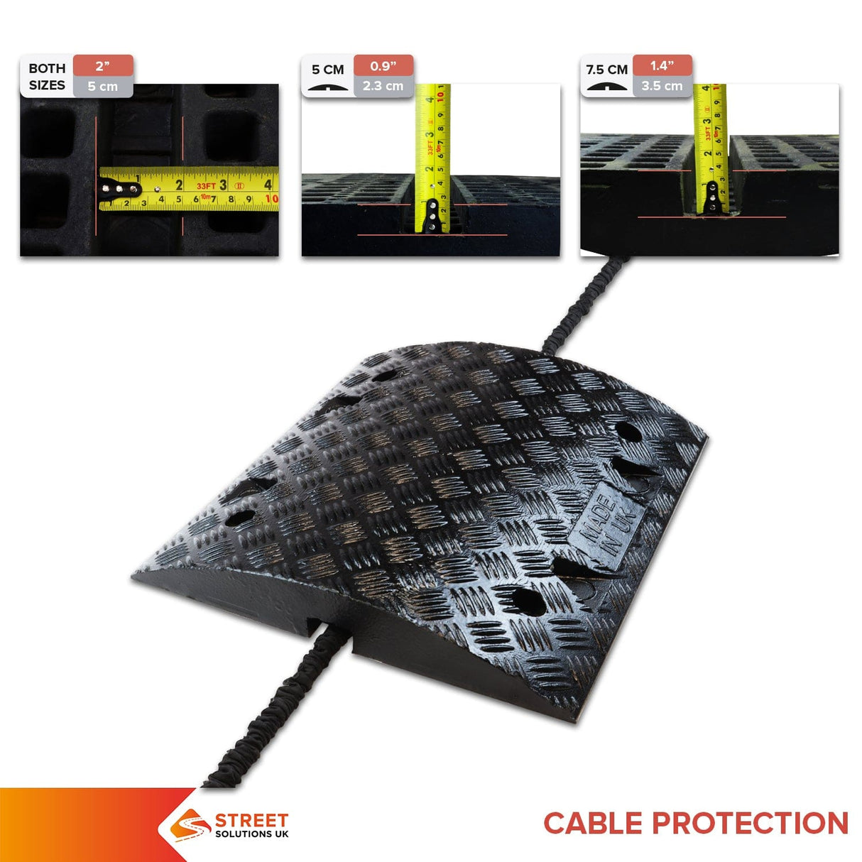 Black speed bumps for sale speed ramp 50mm 10mph 75mm 5mph