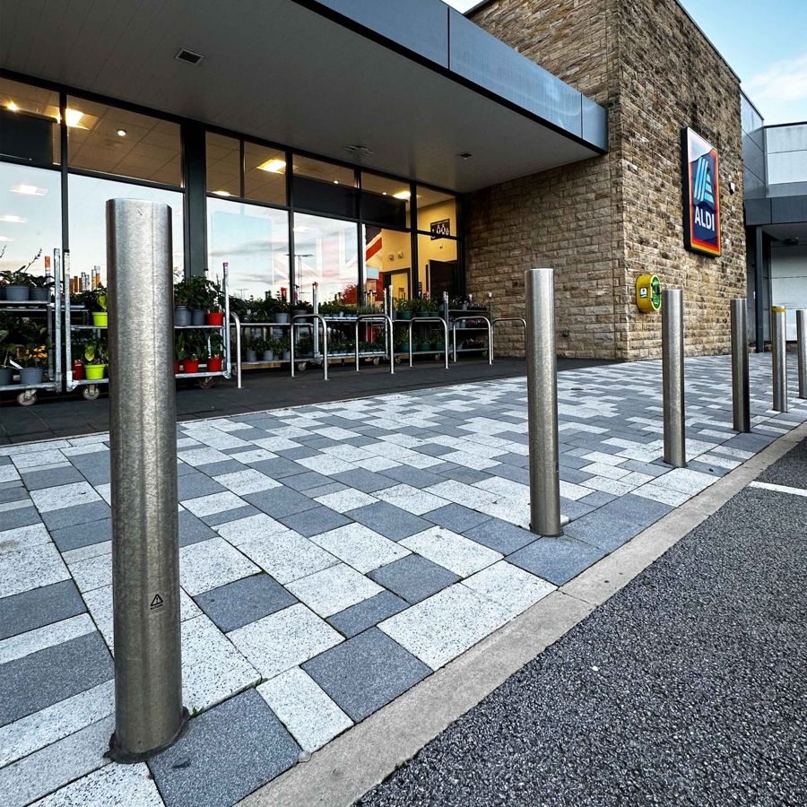 Stainless security bollards