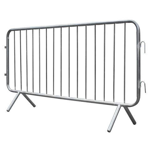 Metal pedestrian barriers Safety barriers installation Road barriers for sale Plastic road barriers Safety barrier features Pedestrian safety Construction site safety Event safety Reflective strips Anti-trip feet Customizable barriers
