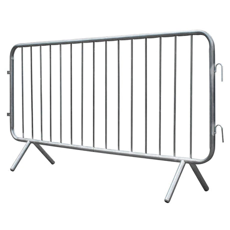 Metal pedestrian barriers Safety barriers installation Road barriers for sale Plastic road barriers Safety barrier features Pedestrian safety Construction site safety Event safety Reflective strips Anti-trip feet Customizable barriers