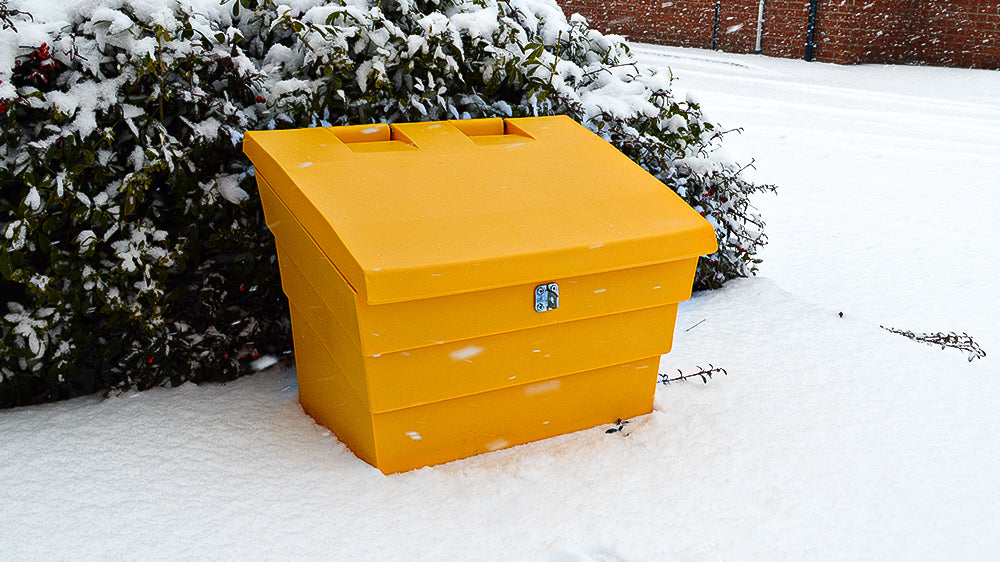 Cold Weather Is Coming: Get Ready With Your Grit Bin Now safety traffic flow road congestion