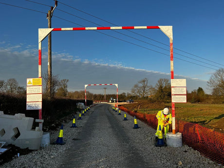 Intermodal terminal solutions Vehicle detection sensors Rail environment safety Traffic management systems Construction site security Environmental sensors for clearance Height restriction barrier technology