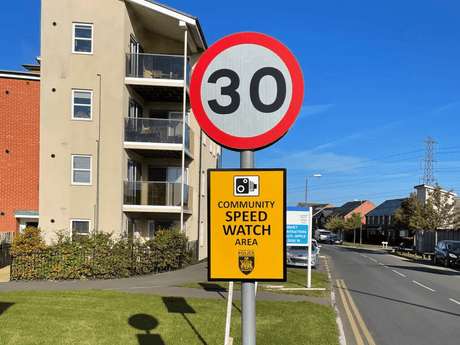 Post Mounted Sign street signs road signs traffic management