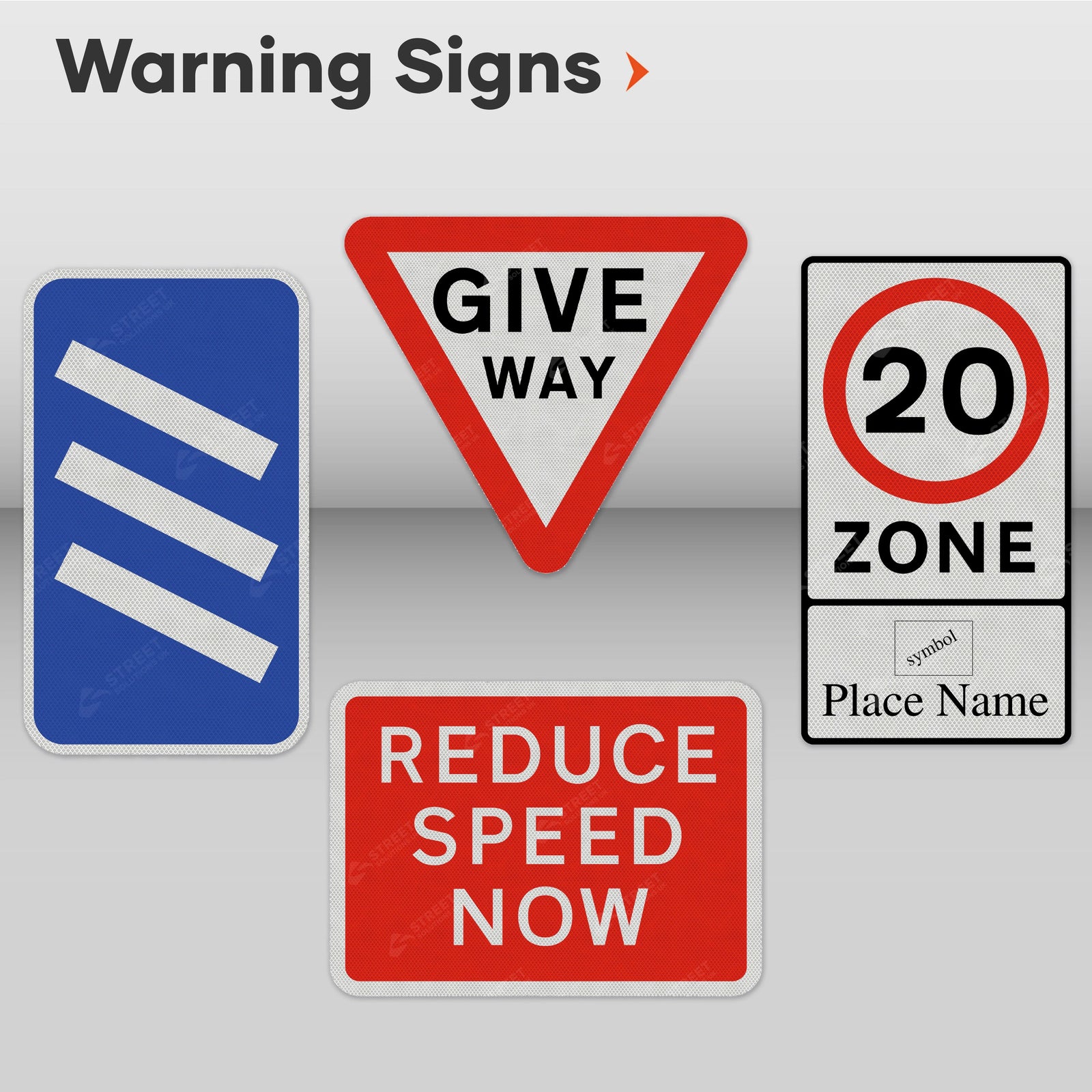 Permanent road signs School zones Crosswalks Road safety Speed limit signs Pedestrian crossings School crossing guards Consistent messaging Reduced speed limit Designated drop-off areas Pedestrian safety Traffic signs
