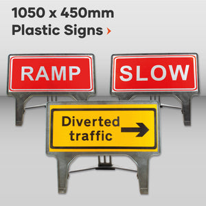 Plastic Frame Road Signs