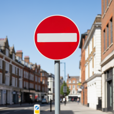 no entry regulatory signs permanent wall mounted & post mounted  reflective