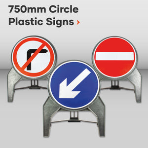 Plastic Frame Road Signs