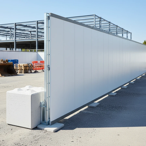 Construction Site Hoarding Panels with Ballast Weight