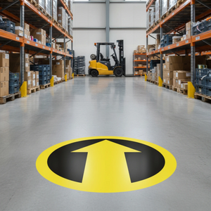 Floor Sign Stickers for Warehouse Offices