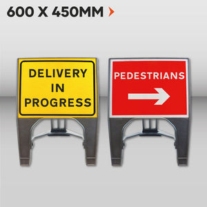 Plastic Frame Road Signs